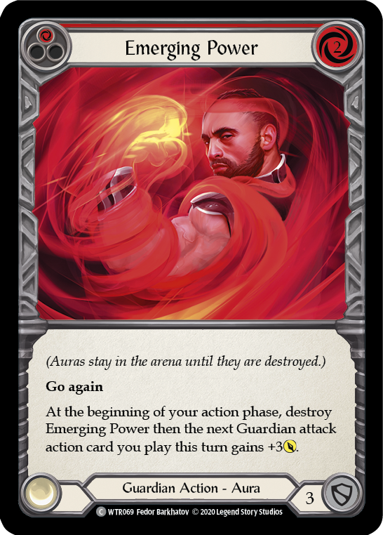 Emerging Power (Red) [U-WTR069] (Welcome to Rathe Unlimited)  Unlimited Rainbow Foil