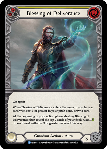 Blessing of Deliverance (Yellow) [U-WTR055] (Welcome to Rathe Unlimited)  Unlimited Rainbow Foil