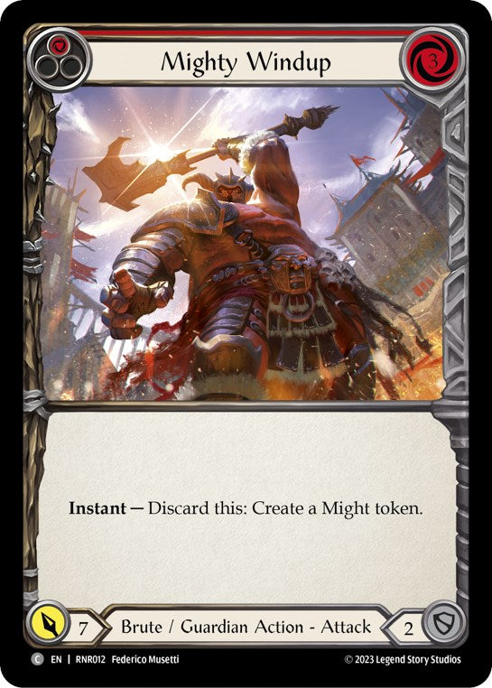 Mighty Windup (Red) [RNR012] (Rhinar Hero Deck)