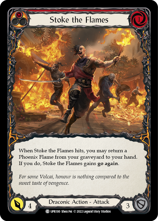 Stoke the Flames [UPR100] (Uprising)  Rainbow Foil