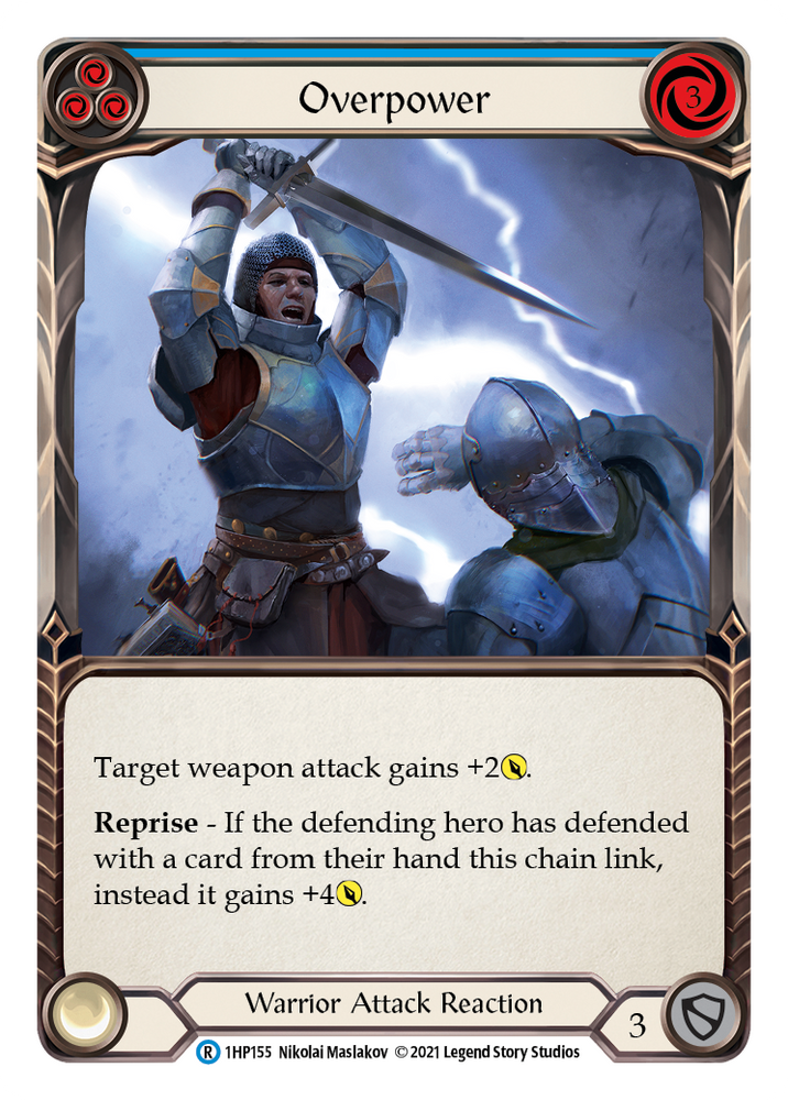 Overpower (Blue) [1HP155] (History Pack 1)