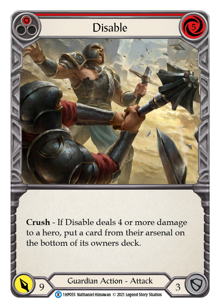 Disable (Red) [1HP055] (History Pack 1)