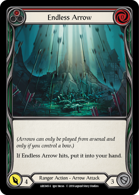 Endless Arrow [ARC045-S] (Arcane Rising)  1st Edition Rainbow Foil