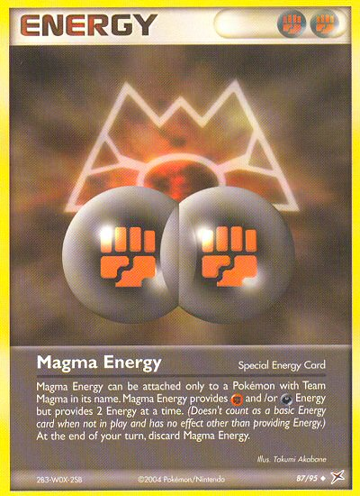 Magma Energy (87/95) [EX: Team Magma vs Team Aqua]
