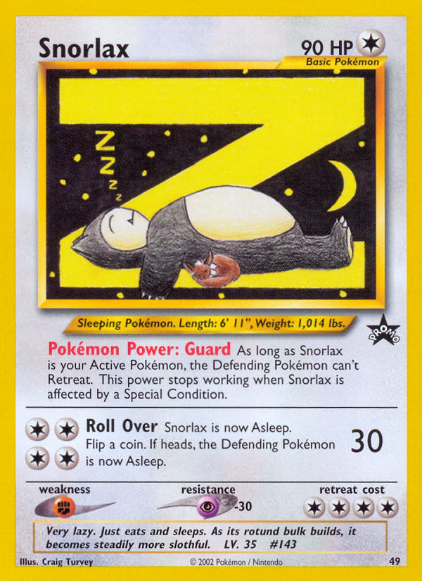 Snorlax (49) [Wizards of the Coast: Black Star Promos]